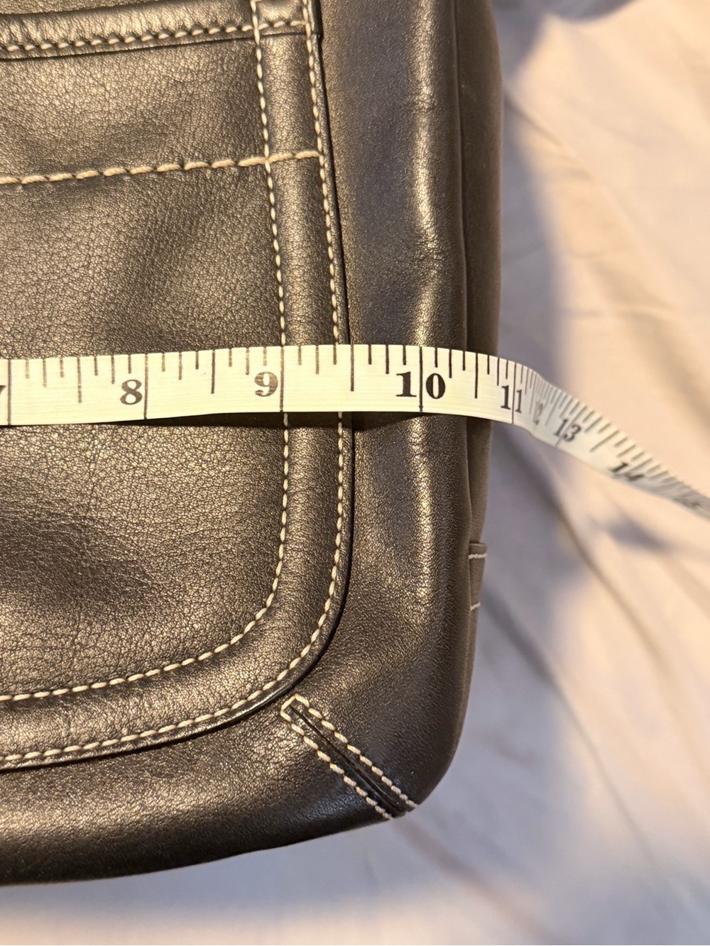Coach Y2K ERGO LEGACY Black Leather Tote - Picture 12 of 15